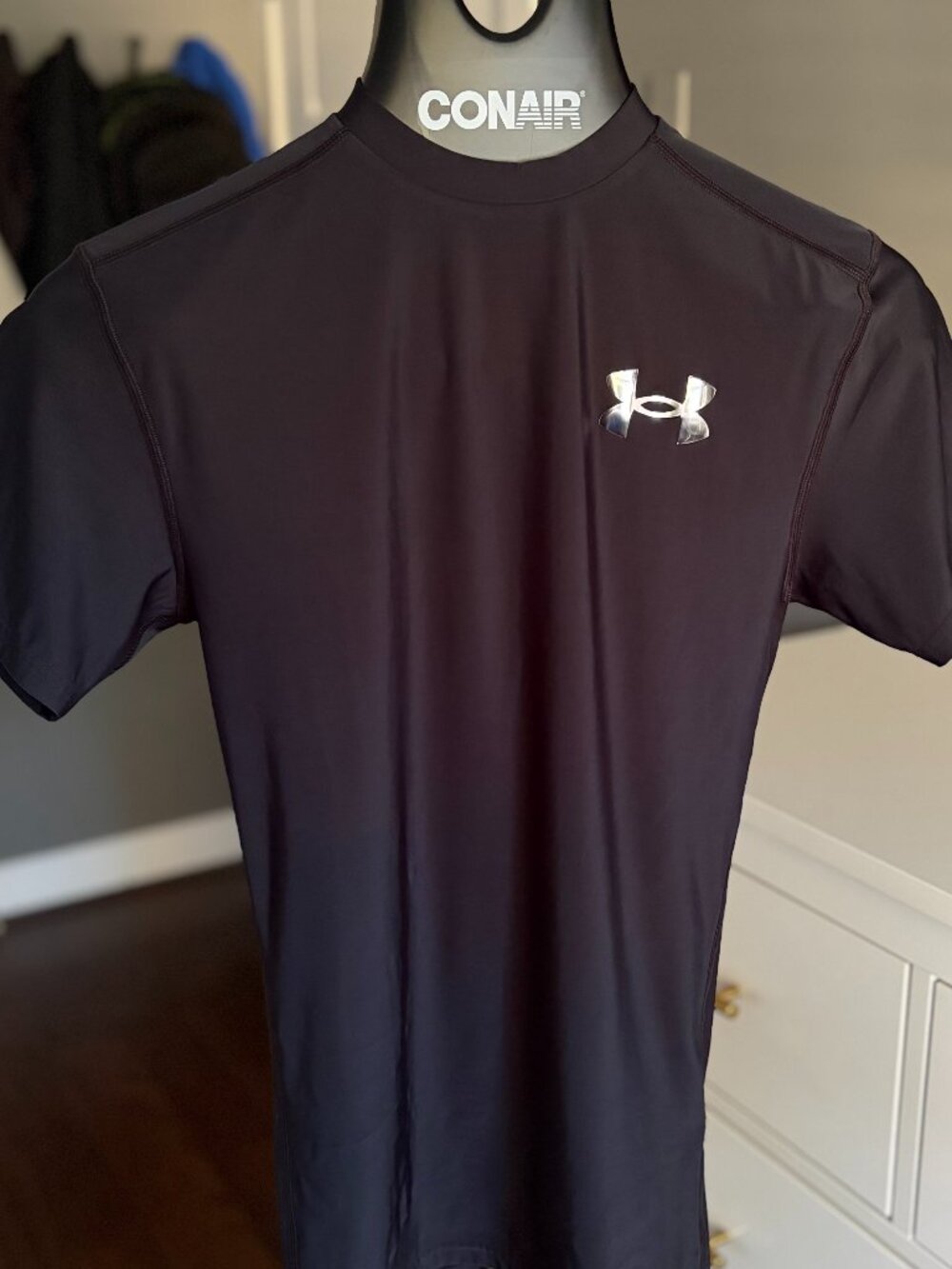 Set of 2 Under Armour HeatGear Compression Shirts Black Men’s Medium